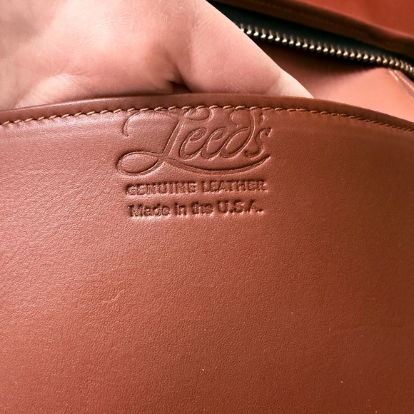 Vintage Brown Leather Laptop Sleeve - Picture 6 of 6